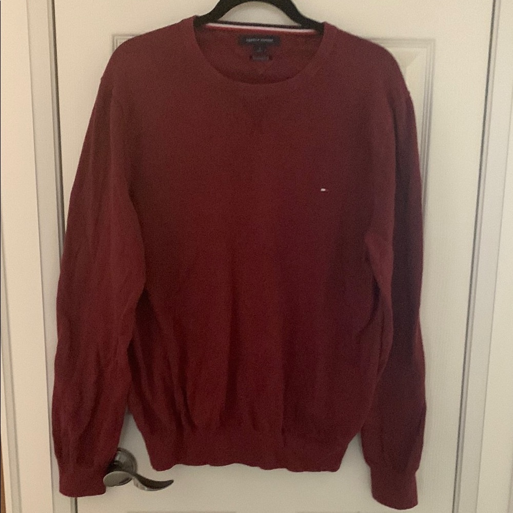 Tommy Hilfiger Men's Red Sweater